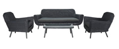 JONAH LOUNGE SET 4-DELIG DARK GREY