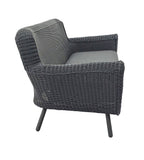 JONAH LOUNGE SET 4-DELIG DARK GREY