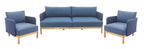 KOLBE LOUNGE SET 3-DELIG NAVY BLUE