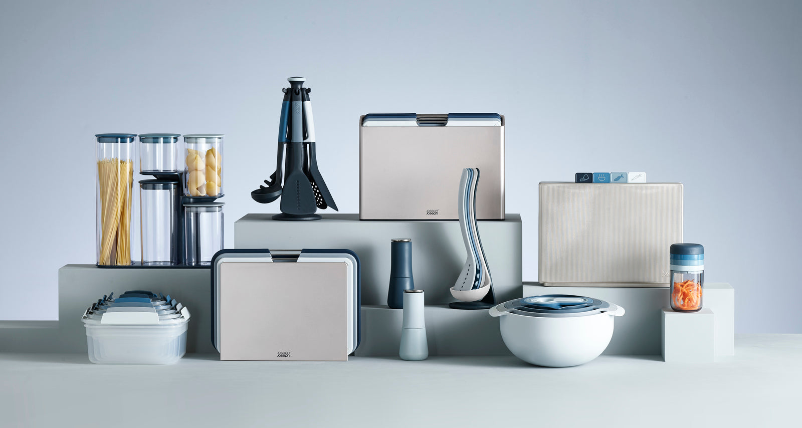 JOSEPH JOSEPH TOTEM MAX PRULLENBAK 60 LITER EDITIONS SKY