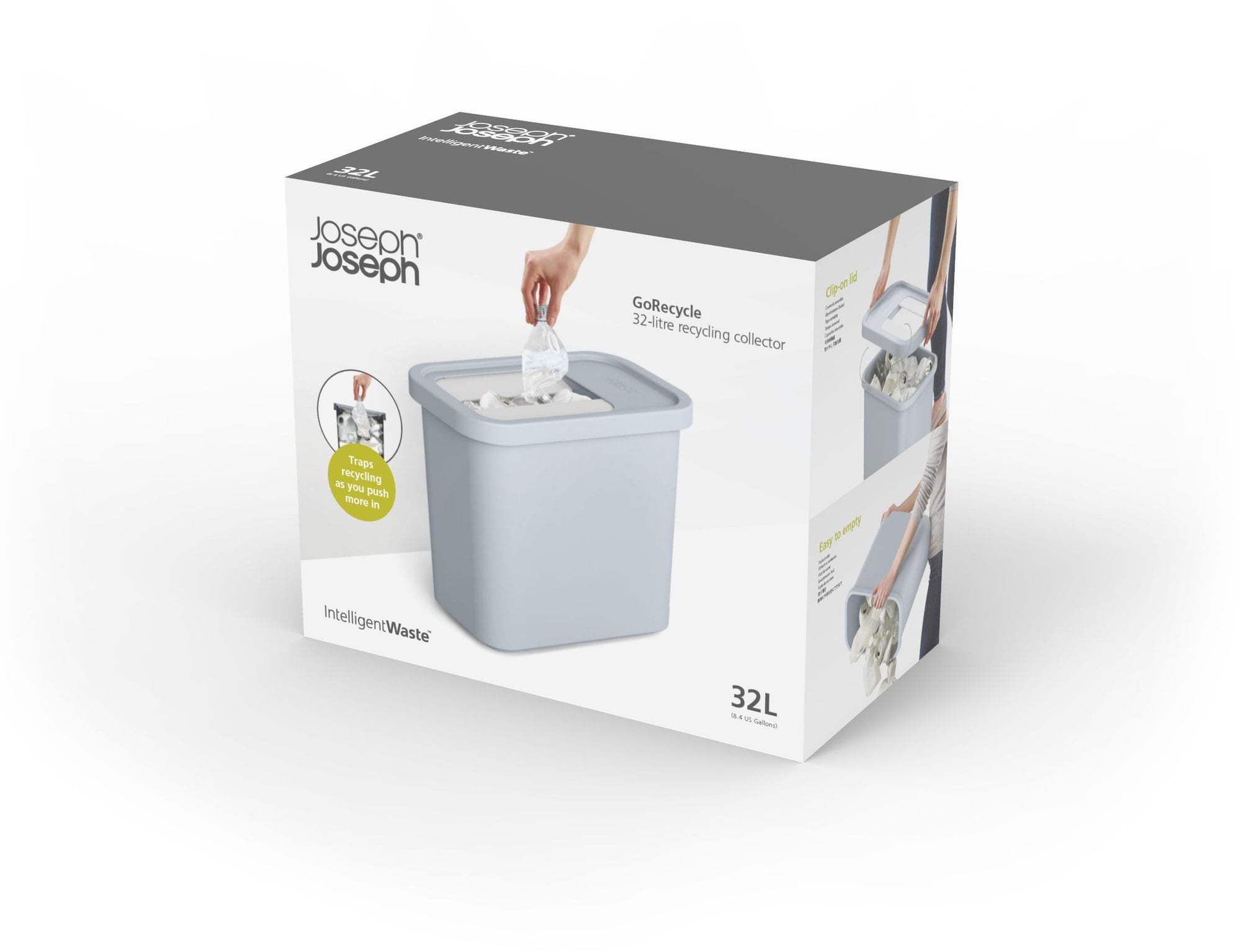 JOSEPH JOSEPH GORECYCLE RECYCLING PRULLENBAK 32 LITER - Tuincentrum Lopik