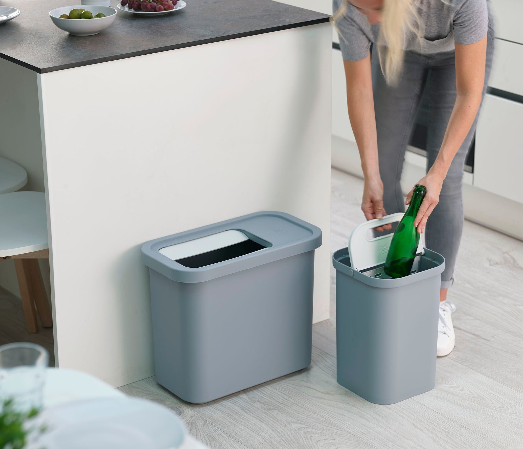 JOSEPH JOSEPH GORECYCLE RECYCLING PRULLENBAK SET 32 + 2X7 LITER