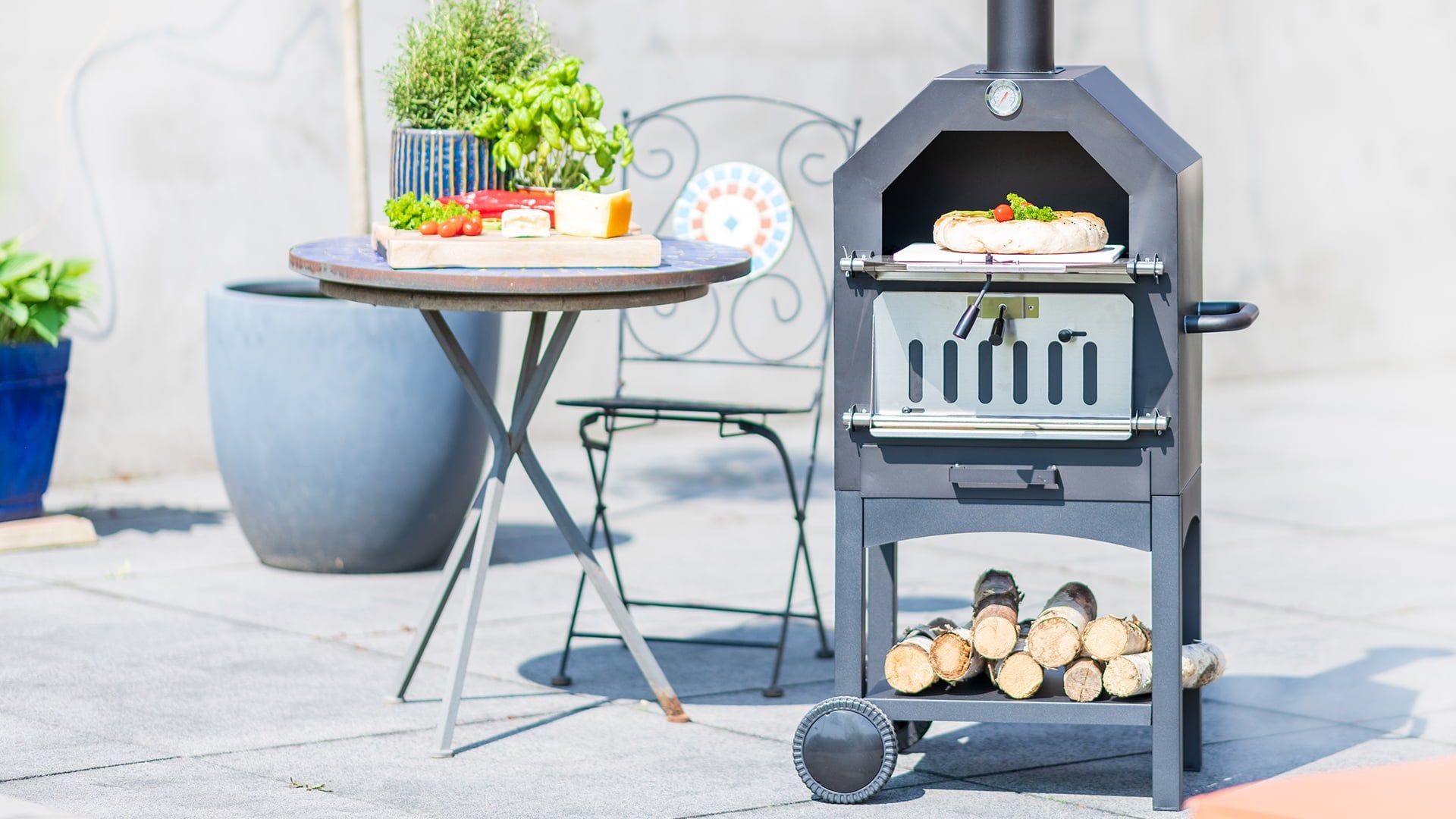 REDFIRE LORENZO OUTDOOR OVEN ZWART