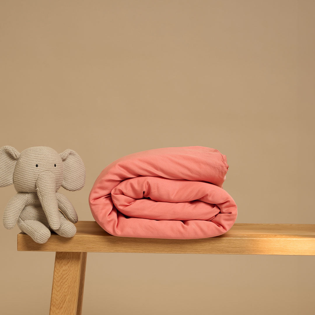 COCO & CICI KIDS TENCEL TWILL DEKBEDOVERTREK BLUSH 120 X 150 CM ZONDER KUSSENSLOOP