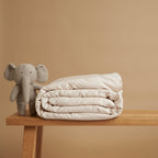 COCO & CICI KIDS TENCEL TWILL DEKBEDOVERTREK BEIGE | + 1 KUSSENSLOOP 60X70