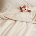 COCO & CICI KIDS TENCEL TWILL DEKBEDOVERTREK BEIGE | + 1 KUSSENSLOOP 60X70