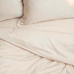 COCO & CICI TENCEL TWILL DEKBEDOVERTREK BEIGE 240X220CM