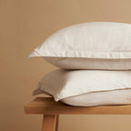 COCO & CICI TENCEL TWILL KUSSENSLOOP BEIGE 50 X 75 CM ZONDER VOLANT