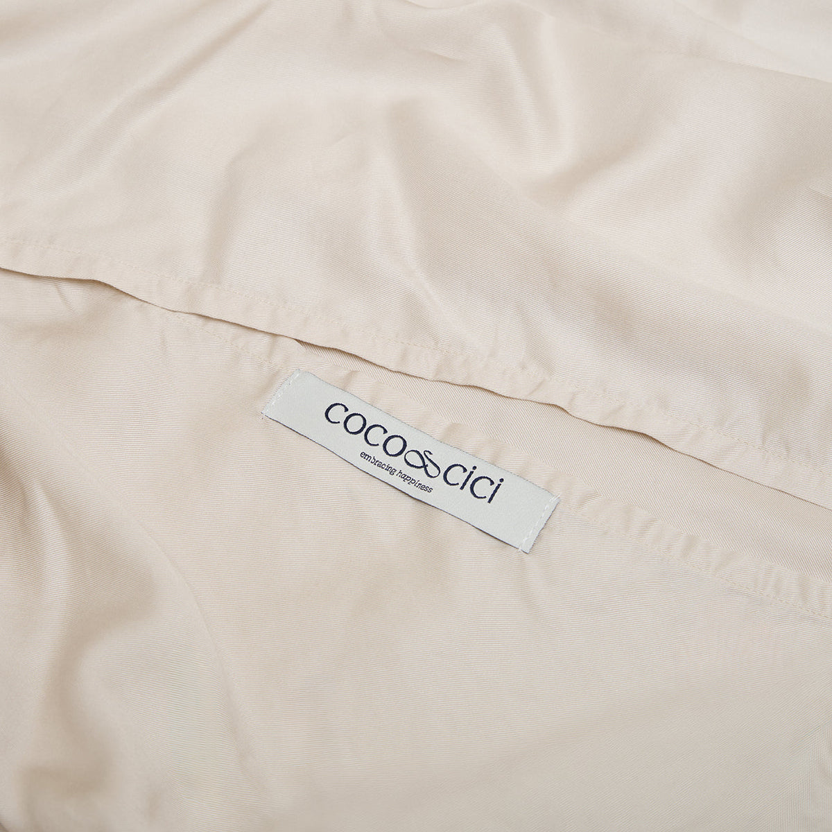 COCO & CICI TENCEL TWILL KUSSENSLOOP BEIGE 50 X 90 CM
