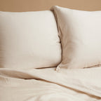 COCO & CICI TENCEL TWILL KUSSENSLOOP BEIGE 60 X 70 CM