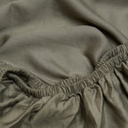 COCO & CICI TENCEL TWILL HOESLAKEN OLIJFGROEN 160 X 200 X 30 CM