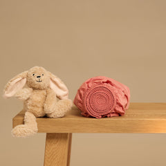 COCO & CICI KIDS TENCEL TWILL HOESLAKEN BLUSH 70 X 145 X 15 CM