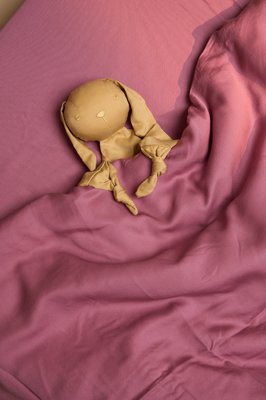 TENCEL™ Sateen Knuffeldoek Okergeel
