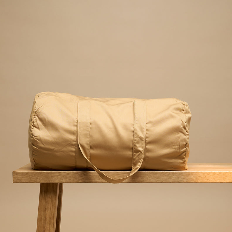 COCO & CICI TENCEL TWILL WEEKENDTAS OKERGEEL