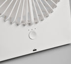 REALITY TAFELVENTILATOR BREEZY OPLAADBAAR WIT 23 CM