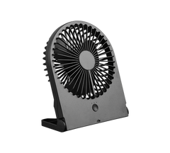 REALITY TAFELVENTILATOR BREEZY OPLAADBAAR ZWART 23 CM