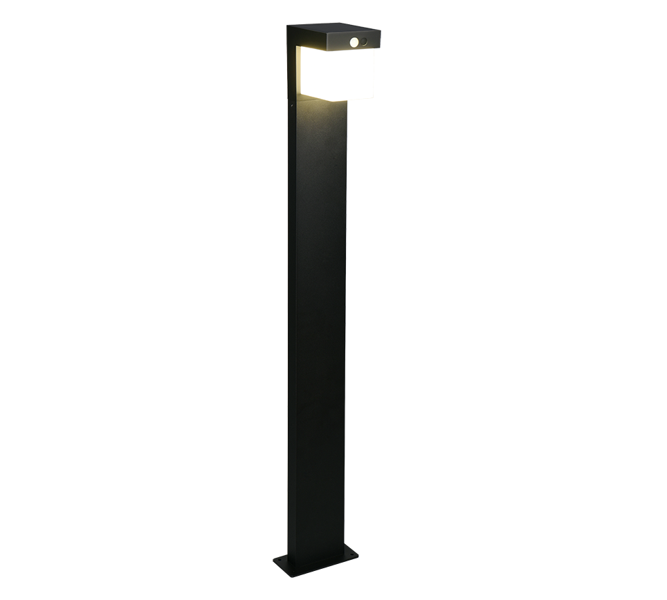 REALITY PADLAMP COLOMBO SOLAR LED OPLAADBAAR MAT ZWART 100 CM