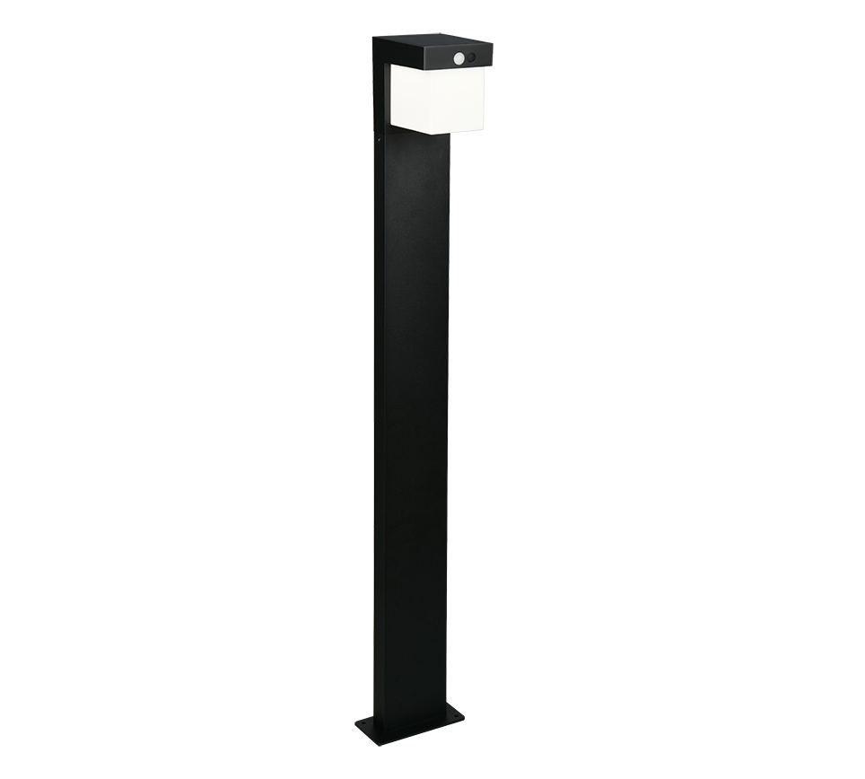REALITY PADLAMP COLOMBO SOLAR LED OPLAADBAAR MAT ZWART 100 CM