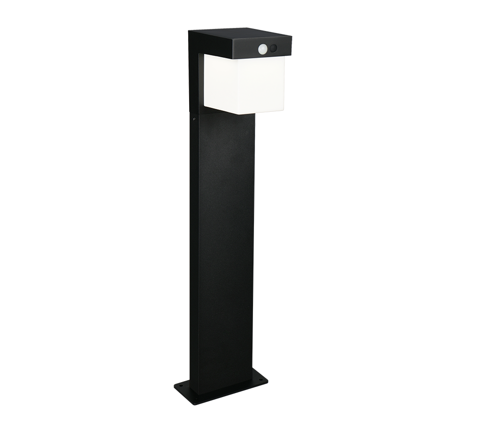 REALITY PADLAMP COLOMBO SOLAR LED OPLAADBAAR MAT ZWART 50 CM