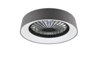 REALITY PLAFONDVENTILATOR FARSUND LED GRIJS 48,5 CM