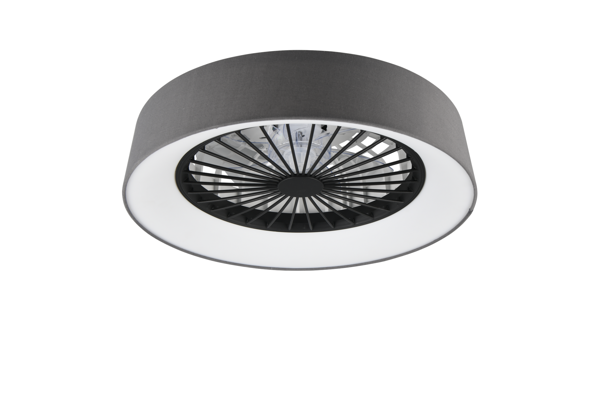 REALITY PLAFONDVENTILATOR FARSUND LED GRIJS 48,5 CM