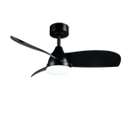 REALITY PLAFONDVENTILATOR HELSINKI LED MAT ZWART 90 CM