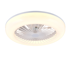 REALITY PLAFONDVENTILATOR MORA LED WIT 45 CM