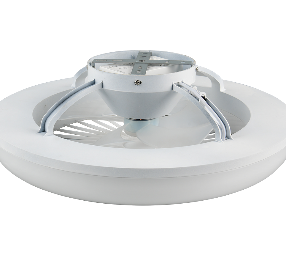 REALITY PLAFONDVENTILATOR MORA LED WIT 45 CM