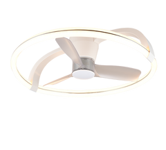 REALITY PLAFONDVENTILATOR STOCKHOLM LED MAT WIT 73,5 CM