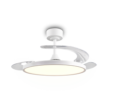 REALITY PLAFONDVENTILATOR KASFJORD LED MAT WIT 106,5 CM