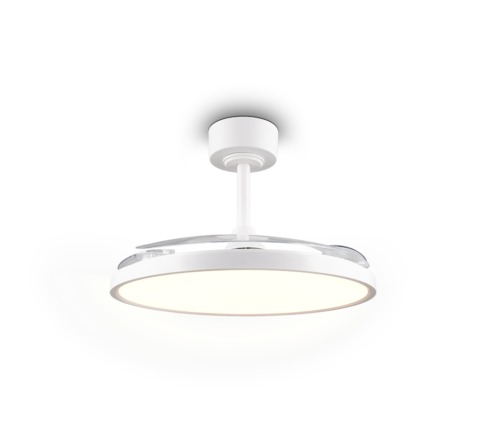 REALITY PLAFONDVENTILATOR KASFJORD LED MAT WIT 106,5 CM