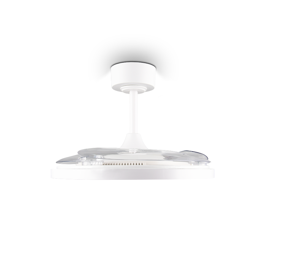REALITY PLAFONDVENTILATOR KASFJORD LED MAT WIT 106,5 CM