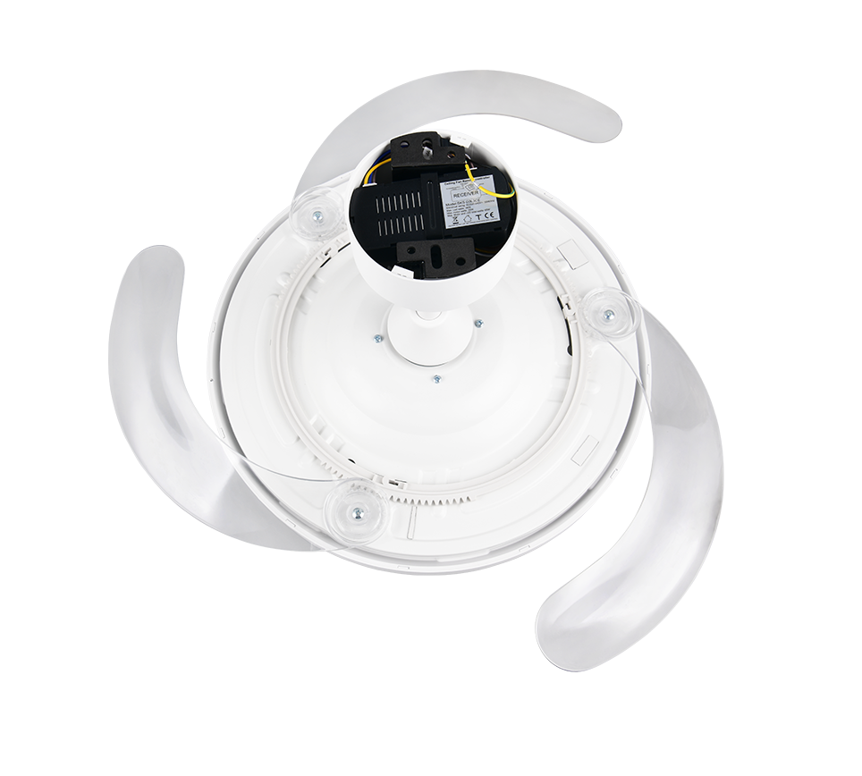 REALITY PLAFONDVENTILATOR KASFJORD LED MAT WIT 106,5 CM