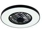 REALITY PLAFONDVENTILATOR LINKÖPING LED/RGBW ZWART 59 CM