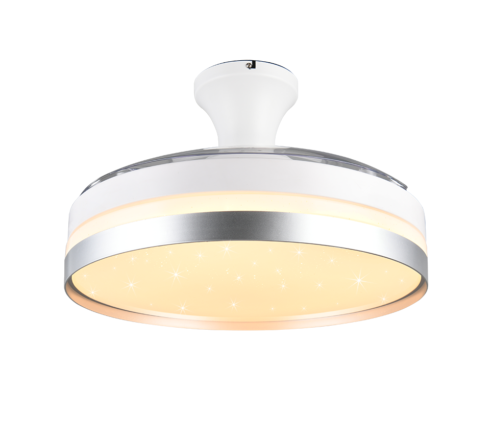 REALITY PLAFONDVENTILATOR LINDBERG LED TITAAN/WIT 100 CM