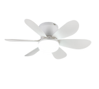 REALITY PLAFONDVENTILATOR LUND LED MAT WIT 53 CM
