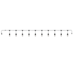 REALITY LICHTSNOER SPOT CHAIN LED MAT ZWART 6,5 M