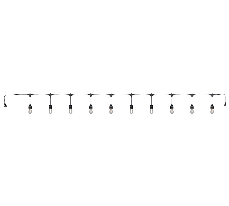 REALITY LICHTSNOER SPOT CHAIN LED MAT ZWART 6,5 M