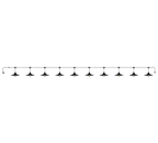 REALITY LICHTSNOER CHAIN LED MAT ZWART 6,5 M