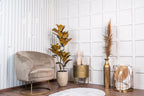NEVERLEAFS RUBBERBOOM KUNSTPLANT FICUS ELASTICA 140 CM 3 STAMMEN