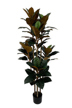 NEVERLEAFS RUBBERBOOM KUNSTPLANT FICUS ELASTICA 160 CM 3 STAMMEN
