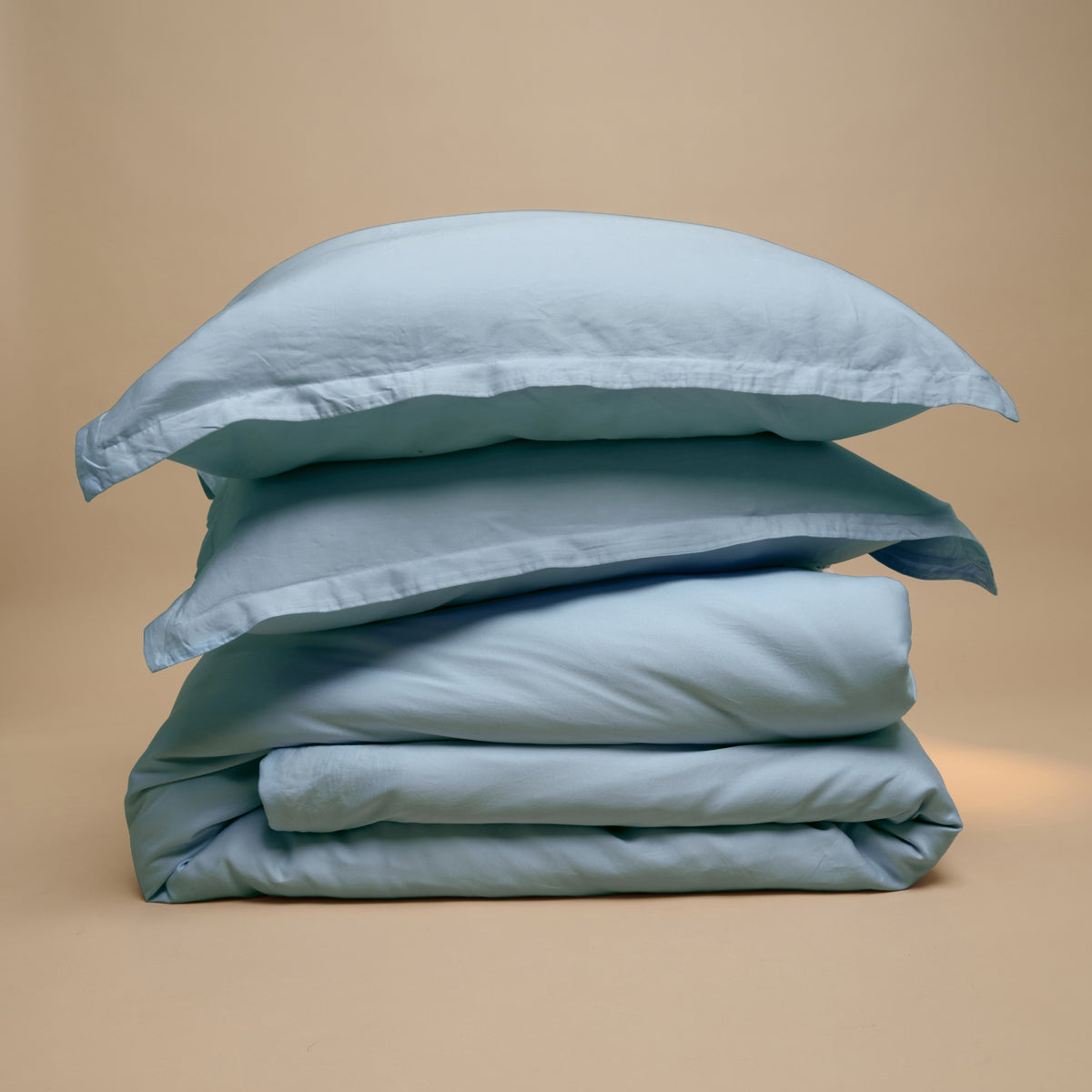 COCO & CICI TENCEL SATEEN DEKBEDOVERTREK JEANS BLAUW SINGLE 140 X 200 CM + 1 KUSSENSLOOP 60 X 70 CM
