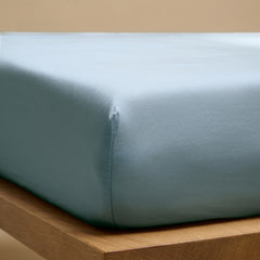 COCO & CICI TENCEL SATEEN HOESLAKEN JEANS BLAUW 160 X 200 X 30 CM