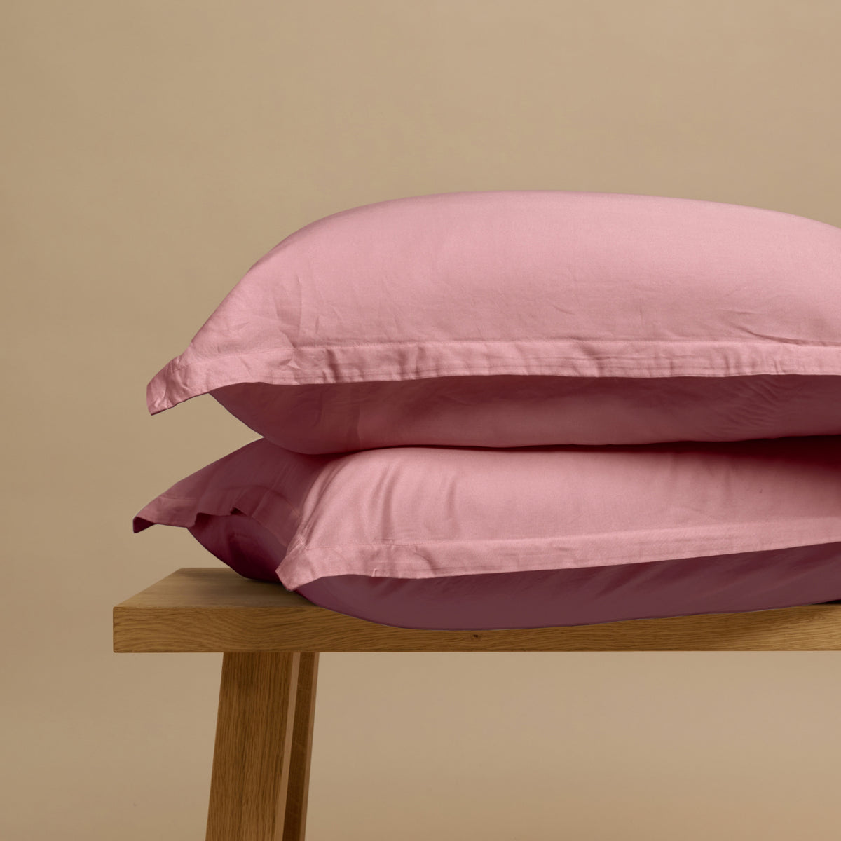 COCO & CICI TENCEL SATEEN KUSSENSLOOP MAUVE 50 X 60 CM