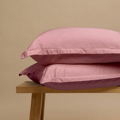 COCO & CICI TENCEL SATEEN KUSSENSLOOP MAUVE 60 X 70 CM