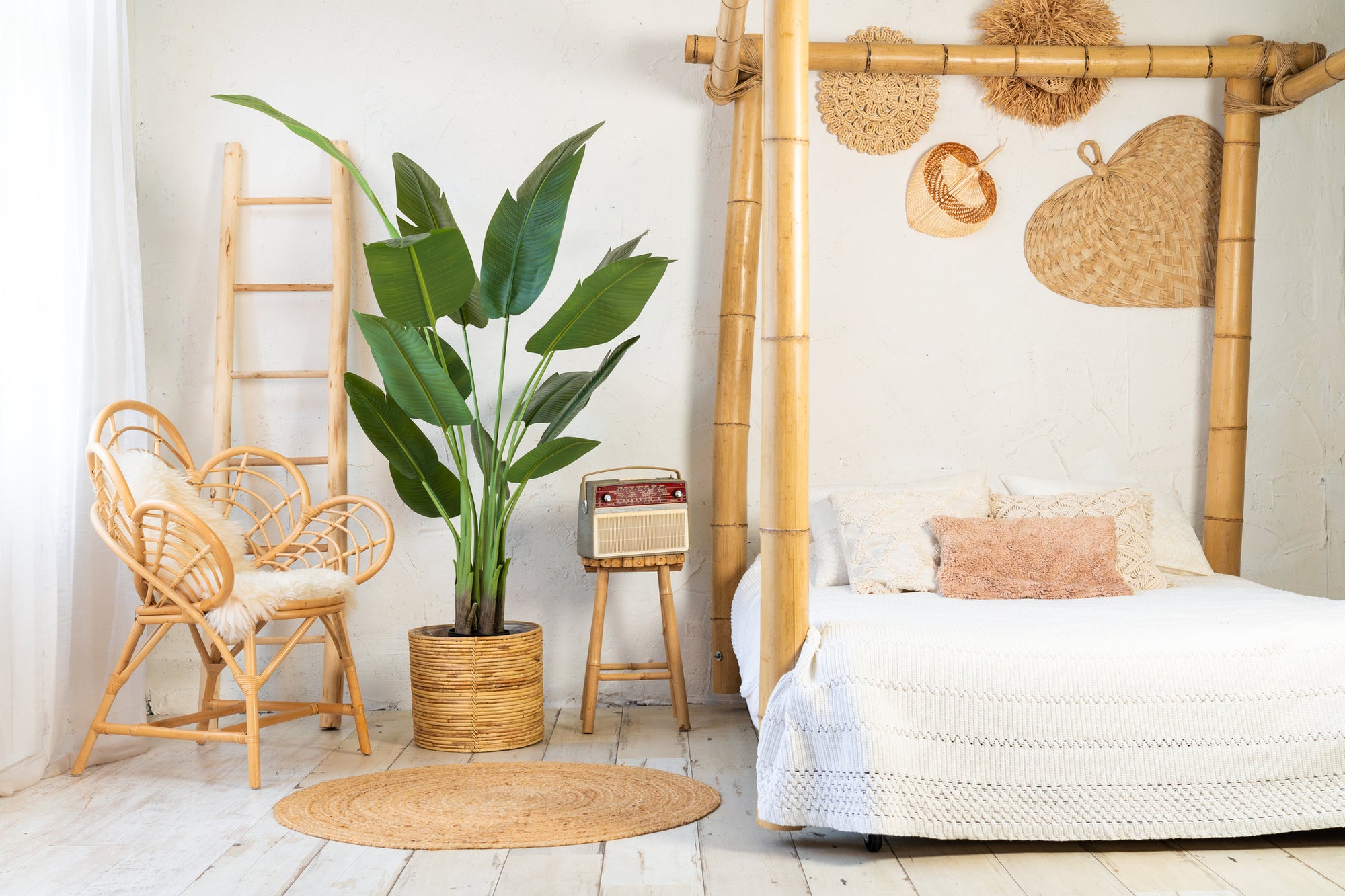 NEVERLEAFS STRELITZIA KUNSTPLANT 150 CM REAL TOUCH