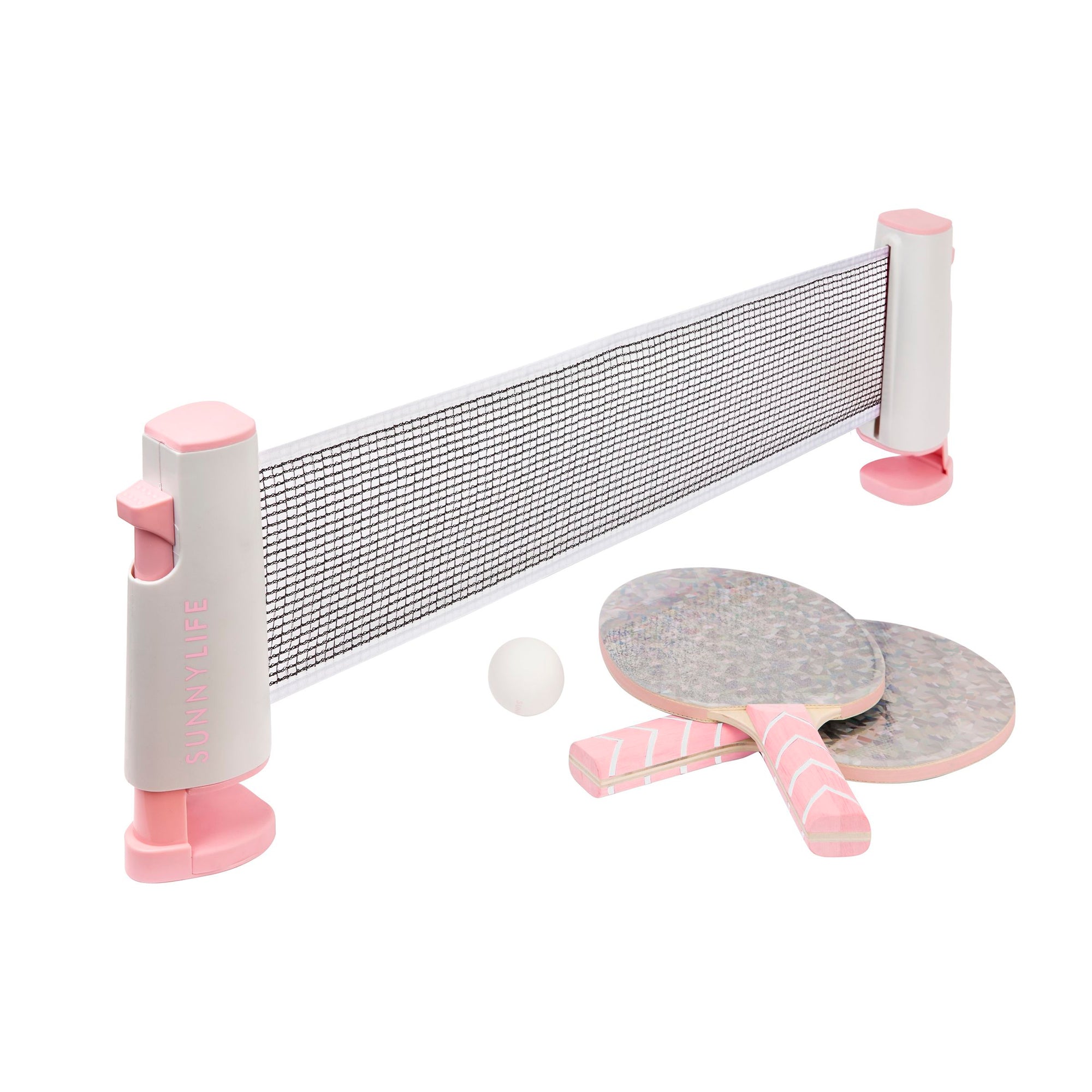 SUNNYLIFE INFLATABLE GAMES TAFELTENNIS SET HOLOGRAPHIC