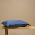 COCO & CICI TENCEL TWILL KUSSENSLOOP DONKER BLAUW | 1 KUSSENSLOOP 50X60