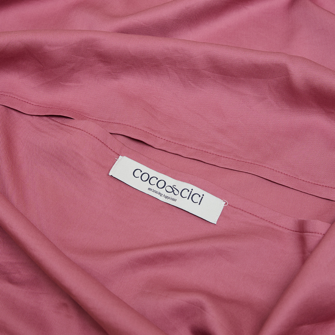 COCO & CICI - TENCEL TWILL KUSSENSLOOP DUSTY ROSE - 60X70