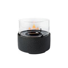 TENDERFLAME CAFÉ 14 LAVA TAFELBRANDER LAVAPORSELEIN ZWART Ø14CM